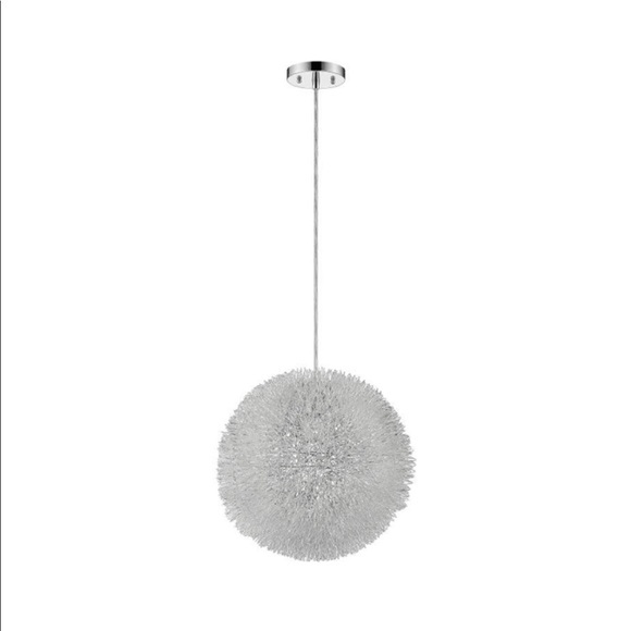 Anthropologie Z Gallerie Chandelier Pendant Silver - Picture 2 of 3